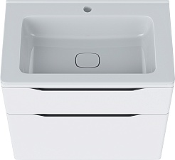 Vivon Тумба с раковиной Shelly 70 белая матовая – фотография-4